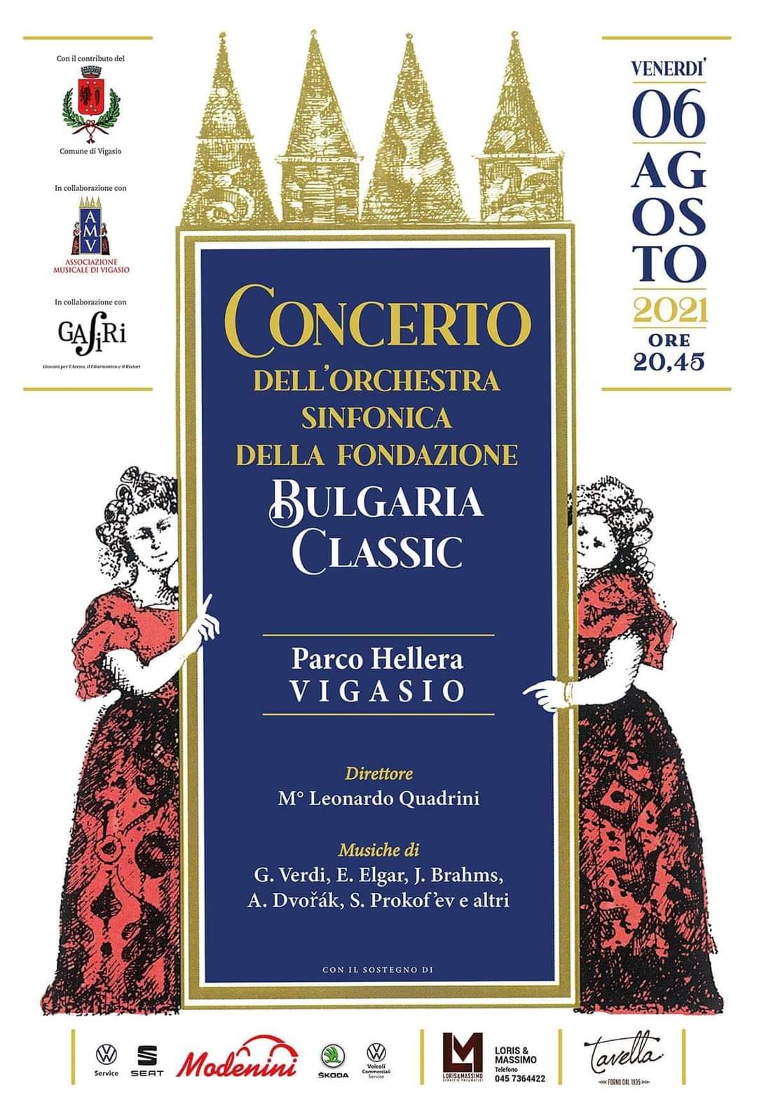 Concerto dell'orchestra sinfonica della fondazione Bulgaria Classic