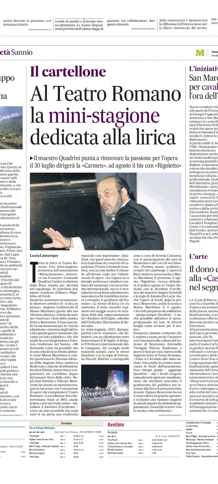 Al Teatro Romano la mini-stagione dedicata alla lirica